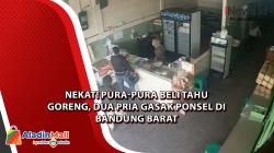 Nekat! Pura-pura Beli Tahu Goreng, Dua Pria Gasak Ponsel di Bandung Barat