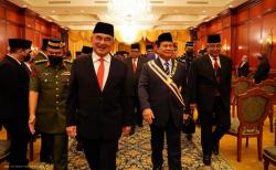 Saat Prabowo Dianugerahi Gelar Kehormatan Datuk Seri Darjah Gemilang Seri Melaka