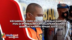 Kecanduan Judi Online, Kepala Kantor Pos di Purbalingga Gelapkan Dana Bansos Hampir Rp400 Juta