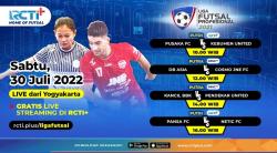 Link Live Streaming Liga Futsal Profesional Hari Ini: Ada Kancil BBK Vs Pendekar United