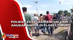 Polwan Evakuasi Pencuri dari Amukan Massa di Flores Timur