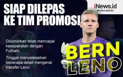 Infografis Bernd Leno Siap Dilepas Arsenal ke Tim Promosi