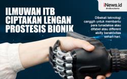 Infografis Ilmuwan ITB Ciptakan Lengan Prostesis Bionik Berteknologi Canggih