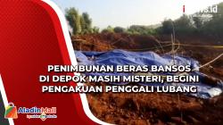 Penimbunan Beras Bansos di Depok Masih Misteri, Begini Pengakuan Penggali Lubang