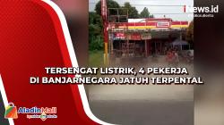 Tersengat Listrik, 4 Pekerja di Banjarnegara Jatuh Terpental