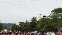 Meriah, 6.400 Orang di Biak Papua Tabuh Tifa Tari Wor