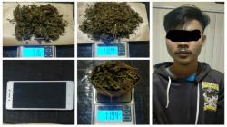 Kedapatan Bawa 3 Paket Ganja Kering, Pemuda Cigugur Kuningan Ditangkap Polisi
