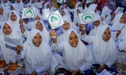 2.000 Santri Pamekasan Serukan Ganjar Pranowo Presiden 2024 