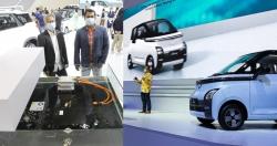 Rendam Baterai dalam Air, Wuling Pamerkan Uji Keamanan Mobil Listrik Air EV di GIIAS 2022