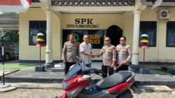Mogok, Motor hasil Nyolong Ditinggal Pelaku Curanmor di Kebun Pisang<