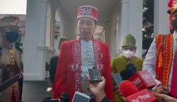 Ini Makna Baju Adat Buton Sultra yang Dikenakan Presiden Jokowi