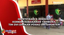 Identifikasi 6 Jenazah Korban Kebakaran Tambora, Tim DVI Dirikan Posko Antemortem