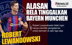 Infografis Alasan Robert Lewandowski Rela Tinggalkan Bayern Munchen