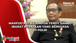 Mahfud MD: Kelompok Ferdy Sambo Ibarat Kerajaan yang Berkuasa di Polri