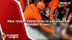 Pria Tewas Tersetrum di Area Kolam Renang di Bali