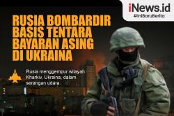 Infografis Serangan Rusia ke Ukraina Tewaskan 20 Tentara Bayaran asal AS