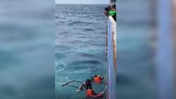 Nekat Seberangi Laut Lepas, Pria Ini Terombang-ambing 10 Hari di Selat Makassar