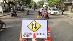 Uji Coba Rekayasa Lalu Lintas, Jalan Sukabumi Bandung Kembali 2 Arah<