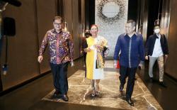 Bertemu Hary Tanoesoedibjo dan Susi Pudjiastuti, Airlangga Hartarto: Saya Gembira