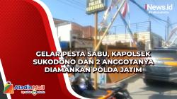 Gelar Pesta Sabu, Kapolsek Sukodono dan 2 anggotanya Diamankan Polda Jatim