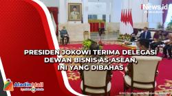Presiden Jokowi Terima Delegasi Dewan Bisnis AS-ASEAN, Ini yang Dibahas