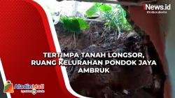 Tertimpa Tanah Longsor, Ruang Kelurahan Pondok Jaya Ambruk