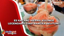 Es Kacang Merah, Kuliner Legendaris dari Bangka Belitung
