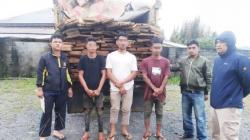 Polisi Tangkap 3 Pelaku IIlegal Logging, Angkut Kayu di Kawasan Hutan Bener Meriah