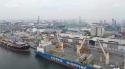 Rangkaian Kereta Cepat Jakarta-Bandung Tiba di Pelabuhan Tanjung Priok, Ini Penampakannya