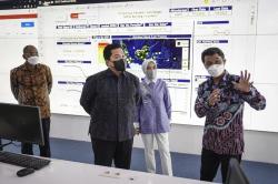 Erick Thohir Kunjungi Pertamina Integrated Enterprise Data and Command Center