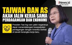 Infografis Taiwan dan AS Makin Lengket, Perkuat Kerja Sama Perdagangan