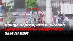 Diduga Depresi, Pria di Cirebon Lempar Korek ke Tangki Motor Saat Isi BBM