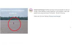 Video Viral Penampakan Orang Berjalan di Atas Air, Warga Syok Langsung Rekam