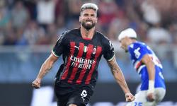 Hasil AC Milan Vs Sampdoria: Giroud Hattrick, Rossoneri Pesta Gol