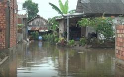 Diguyur Hujan 3 Jam, Banjir Kepung Talang Kelapa Banyuasin <