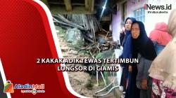Dua Kakak Adik Tewas Tertimbun Longsor di Ciamis