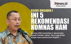 Infografis 5 Rekomendasi Komnas HAM terkait Kasus Brigadir J