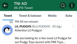 Akun Twitter TNI AD Dibajak Penuh Gambar Penguin, Ini Kata Kadispenad