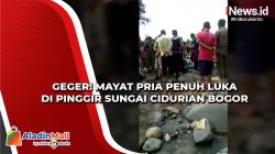Mayat Penuh Luka di Pinggir Sungai Cidurian Gegerkan Warga Cigudeg Bogor<
