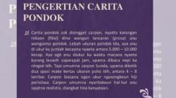 Contoh Carpon Bahasa Sunda tentang Sakola, Lengkap dengan Artinya