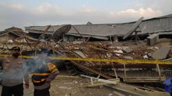 Heboh, Minimarket di Pasirjambu Kabupaten Bandung Roboh Rata Tanah