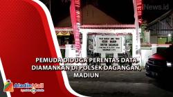 Pemuda Diduga Perentas Data Diamankan di Polsek Dagangan, Madiun