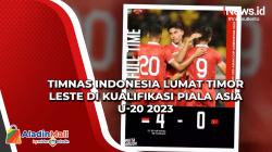 Timnas Indonesia Lumat Timor Leste di Kualifikasi Piala Asia U-20 2023