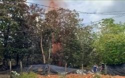 Minyak Menyembur dari Sumur Ilegal di Muba, Sekolah Diliburkan dan Sungai Tercemar 