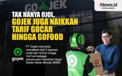 Infografis Tak Hanya Ojol, Gojek Juga Naikkan Tarif GoCar hingga GoFood