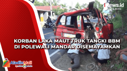 Korban Laka Maut Truk Tangki BBM di Polewali Mandar Disemayamkan