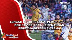 Lengah di Akhir Laga, Persik Kediri Beri Javier Roca Kemenangan Perdana Bersama Arema