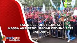Tolak Kenaikan Harga BBM, Buruh Berdemo di Gedung Sate