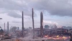 Kerugian akibat Kebakaran Rumah Adat di Wainyapu Pulau Sumba Ditaksir Rp4 Miliar
