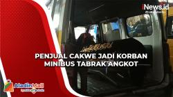 Malang, Penjual Cakwe jadi Korban Minibus Tabrak Angkot saat Keluar Perumahan Pesona Cibeureum Sukabumi